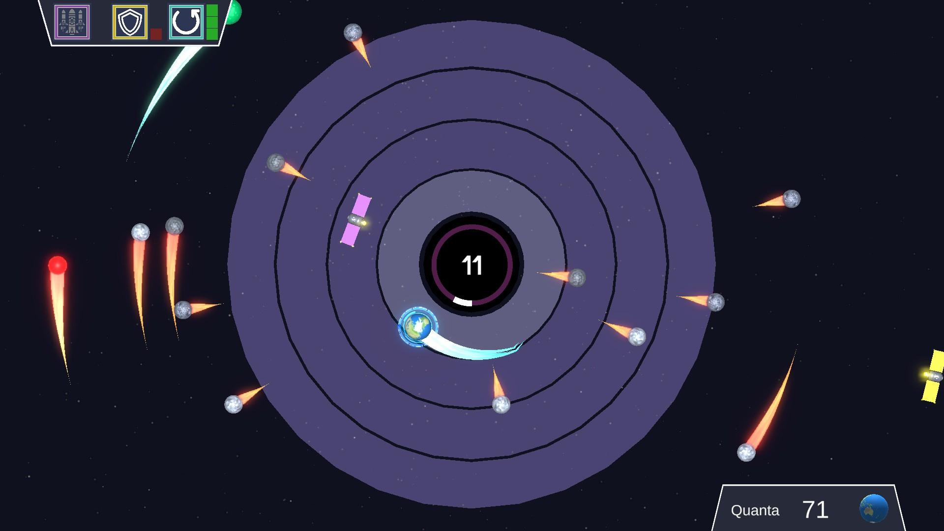 Orbital Earth gameplay